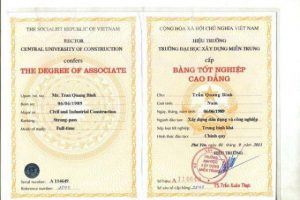 Làm bằng cao đẳng giá rẻ phôi gốc, tem chuẩn của bộ giáo dục