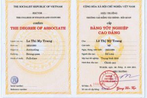 Dịch vụ làm bằng cao đẳng giá rẻ nhất toàn quốc