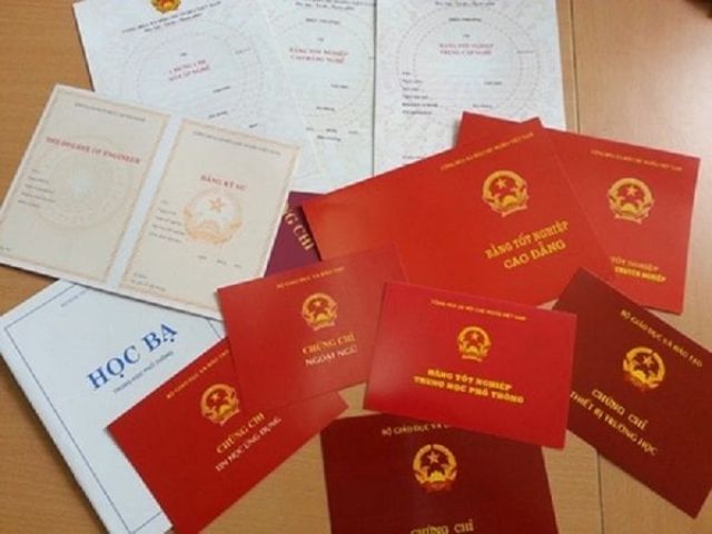 làm bằng cấp
